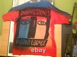 Vintage Rolling Stones Voodoo Lounge T-shirt Tye Die XL 1994