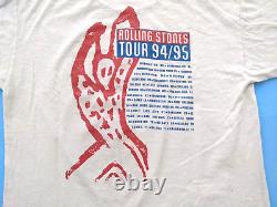 Vintage Rolling Stones Voodoo Lounge Tour 1994 T-shirt White 12