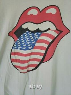 Vintage Rolling Stones Voodoo Lounge Tour 1994 T-shirt White Size XL Brockum