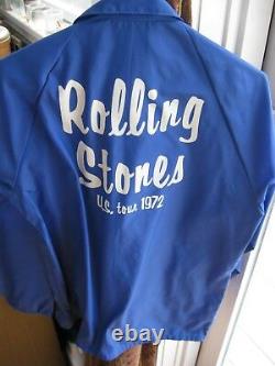 Vintage Rolling Stones Windbreaker, 1972 Exile on Main Street Tour, Never Worn