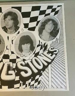 Vintage Rolling Stones poster frank kay music memorabilia Neumann 1970 original