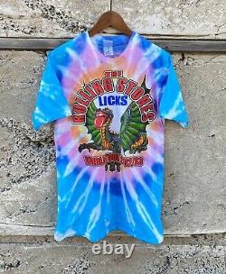 Vintage Rolling Stones tour tee shirt large Band Shirt Merch Tye Dye Concert 00s