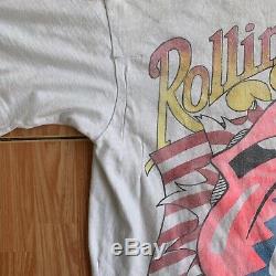 Vintage Shirt Rolling Stones x Guns N Roses Steel Wheel Tour 1989