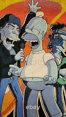 Vintage Simpsons Rolling Stones T Shirt Concert Mens Size XL 2000s Homer