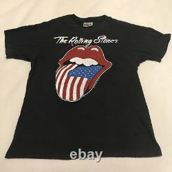 Vintage The Rolling Stones 1981 North American Tour Shirt Medium 38-40 Made USA