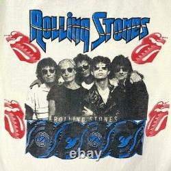 Vintage The Rolling Stones 1989 Steel Wheels Tour Shirt Guns N Roses L / XL