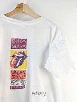 Vintage The Rolling Stones 1990 Urban Jungle Shirt Merch Double Side