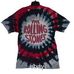 Vintage The Rolling Stones 1994 Tie Dye Single Stitched T-Shirt XL Voodoo Lounge