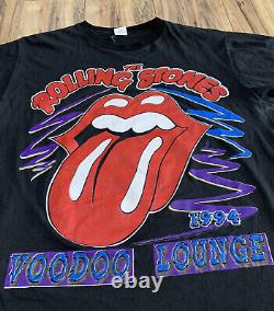Vintage The Rolling Stones 1994 Voodoo Lounge Tour T-Shirt Men's XL