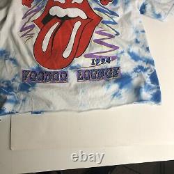 Vintage The Rolling Stones 1994 Voodoo Lounge concert shirt size LG B11
