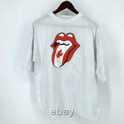 Vintage The Rolling Stones Canada Canadian Tongue 1994 1995 90s Tour Shirt XL