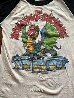 Vintage The Rolling Stones Journey Tour Jersey Tee Shirt Med Buffalo Sold Out