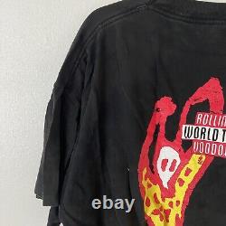 Vintage The Rolling Stones Shirt Adult XL World Tour Voodoo Lounge Mens 90s Rare