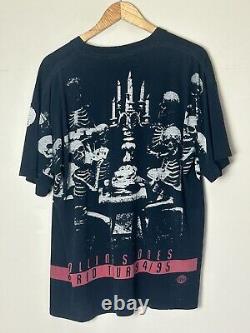 Vintage The Rolling Stones Shirt Short Sleeve Crew Neck Concert Shirt Brockum XL