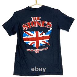 Vintage The Rolling Stones T-Shirt Medium 1981 Single Stitch Double Sided Rock