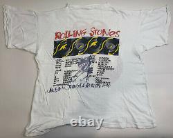 Vintage The Rolling Stones Urban Jungle Tour Europe 1990 T Shirt Rare