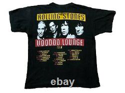 Vintage The Rolling Stones Voodoo Tee Shirt 90s Rare Size L