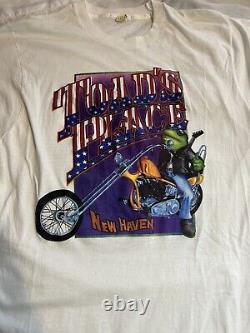 Vintage Toad's Place New Haven Venue T-Shirt Size XL Rolling Stones Dylan