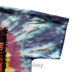 Vintage Y2K Rare 1997 Rolling Stones XL Tour T Shirt Single Stitch Tie Dye