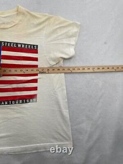 Vintage (c) 1989 Rolling Stones Steel Wheels The North American Tour T-shirt L