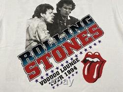Vintage rolling stones voodoo lounge tour t shirt XL 90s 1994