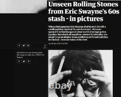 Vintage unseen photo Mick Jagger Eric Swayne London rare 1964 The Rolling Stones