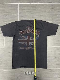 Vtg 1981 The Rolling Stones'81 North American Tour Size XL Black T-Shirt