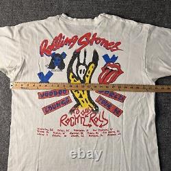 Vtg 1994 Rolling Stones Single Stitch Tshirt Men Xl Parking Lot Band Concert Tee