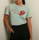 Vtg 70s Faded Rolling Stones Some Girls 1978 Tour Soft Single Stitch Lips Tee Sm