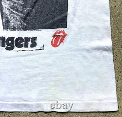 Vtg 80s Rolling Stones Sticky Fingers T Shirt Distressed 1989 Tour Concert XS