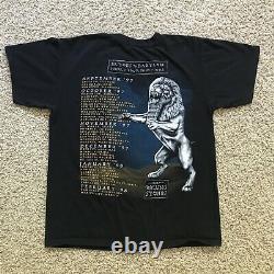 Vtg 90s Mens Rolling Stones Bridges To Babylon 1997 1998 World Tour Shirt Sz L