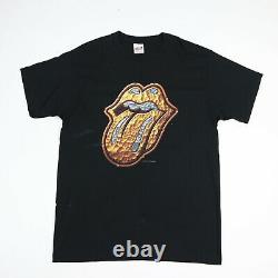 Vtg 90s Rolling Stones Bridges to Babylon Tour T-Shirt Band Tee Single Stitch L