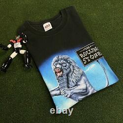 Vtg Mens 1997 Rolling Stones Bridges to Babylon Tour T-shirt XL single anvil