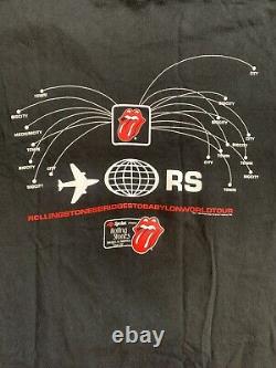 Vtg Rolling Stones Bridges Of Babylon 1997 World Tour 90s T Shirt XL Sprint