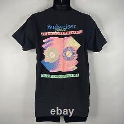 Vtg Rolling Stones Steel Wheels North American Tour 1989 Budweiser T-shirt Sz XL