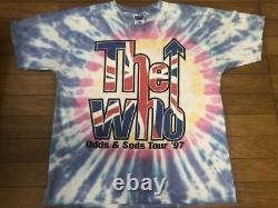 XL 1997 90s THE WHO odds sods tour vintage tie dye T shirt rolling stones ni
