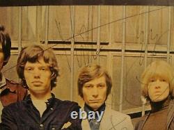 1965 Brochure Rolling Stones Signé Par Quatre Membres Du Groupe Rare, Vintage Pc