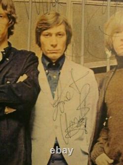 1965 Brochure Rolling Stones Signé Par Quatre Membres Du Groupe Rare, Vintage Pc