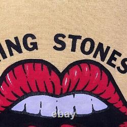 1975 Le Rolling Stones Tour Tongue Sportique T-shirt du groupe de rock des années 70