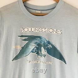 1975 Rolling Stones Vintage Tour Band Rock Shirt Années 70 1970