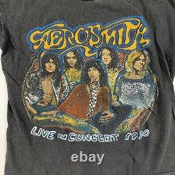 1980 Aerosmith Vintage Tour Band Rock Shirt 80s 1980s Van Halen Rolling Stones