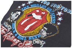 1981 Étones Rolling Tattoo Vous Tour T-shirt Vintage M