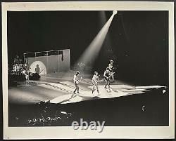 1981 Rolling Stones Concert Photo Seattle Kingdome Vintage Siegel Photographe