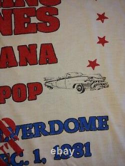 1981 Rolling Stones Iggy Pop Santana Shirt T-shirt Vintage Jersey Raglan Carlos