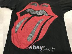 1989 Original Vintage The Rolling Stones North American Tour T Shirt. 1 Propriétaire