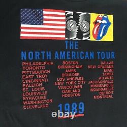 1989 Vtg The Rolling Stones La Tournée Nord-américaine