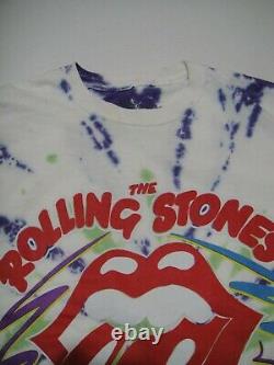 1994 The Rolling Stones Voodoo Lounge Tie Dye Vintage T-shirt Graphique Taille Petite