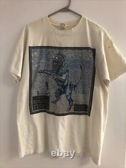 1997 Vintage Rolling Stones Bridgesbabylon T Shirt Sz L Concert, (4 Autographes)