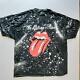 2241 Rolling Stones Band T-shirt Vêtements D'occasion Vintage Xl Bleach