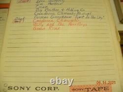 61 Reel To Reel Tape Lot Vintage D'occasion Musique Enregistrée Led Zeppelin Rolling Stones